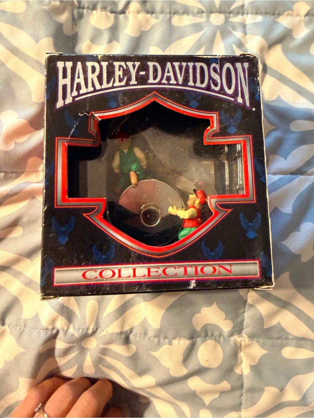 Harley-Davidson Black Box Collectible with Yellow Accent